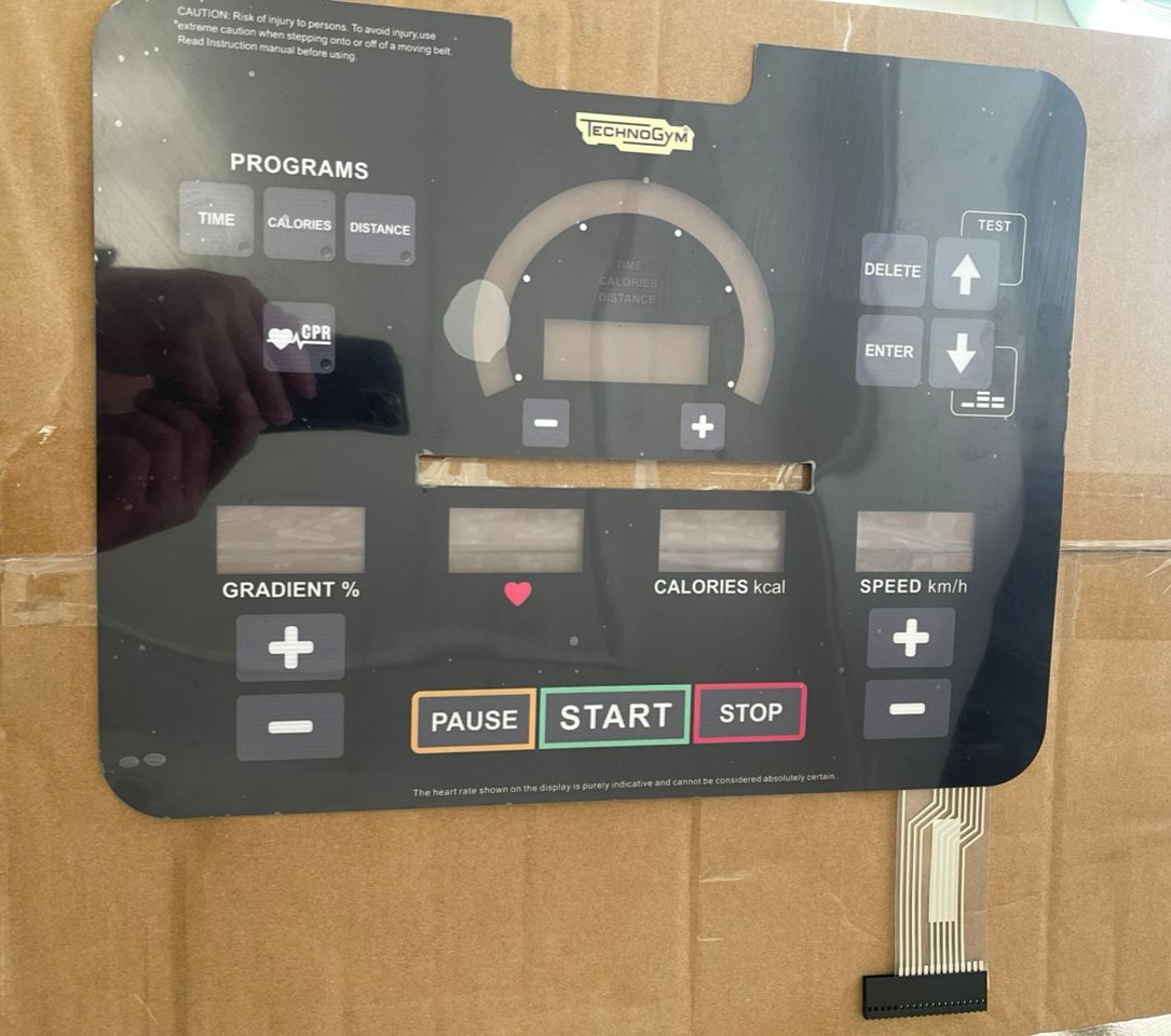 Technogym treadmill overlay