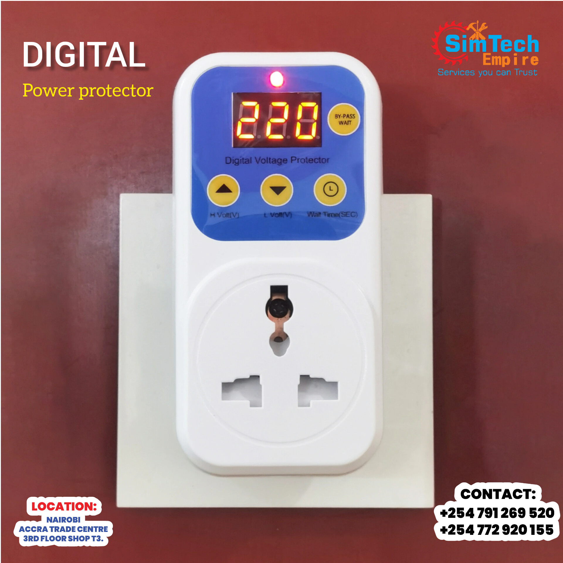 Treadmill Digital power protector